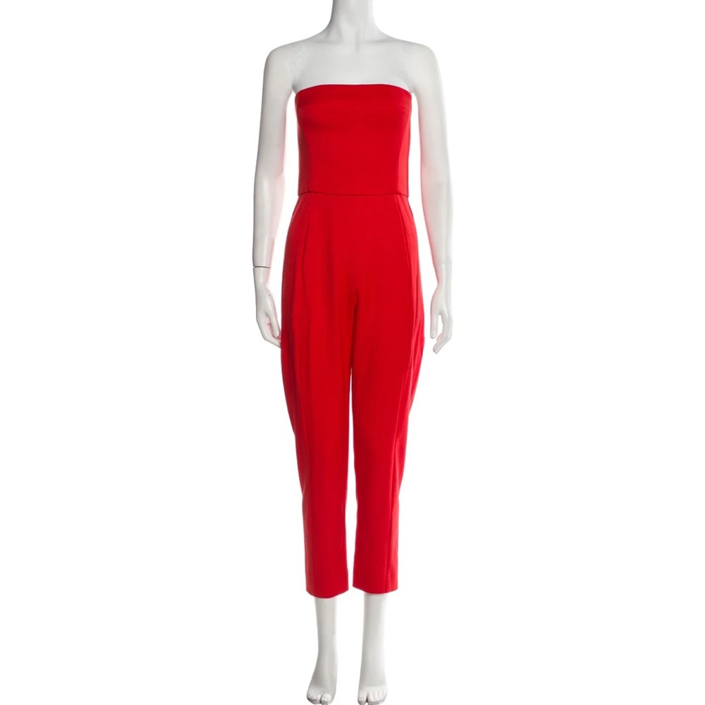 Black Halo Red Jumpsuit